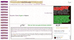 Desktop Screenshot of la-paix.org